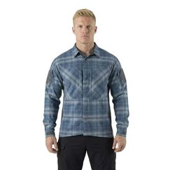 Рубашка MBDU Flannel Helikon, цвет  Western Blue Plaid