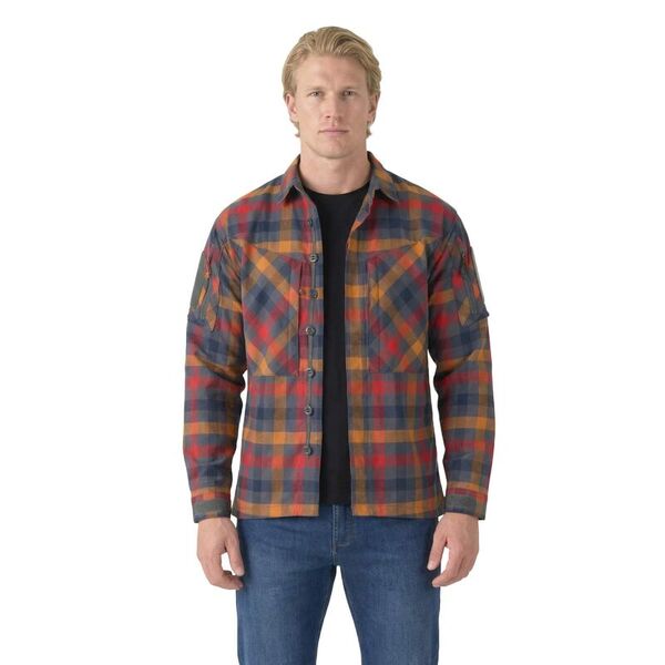 Рубашка MBDU Flannel Helikon, цвет Dark Autumn Checkered